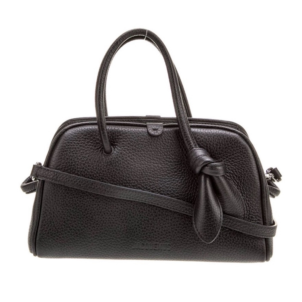 Jacquemus Shoulder Bag
	•	Black Leather